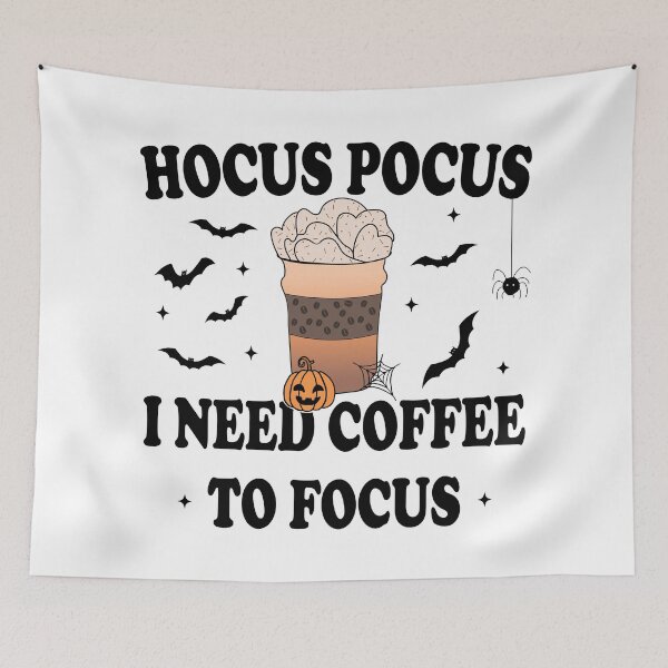 Item preview, Hocus Pocus I Need Coffee To Focus, Halloween designed and sold by Blonc-ou.