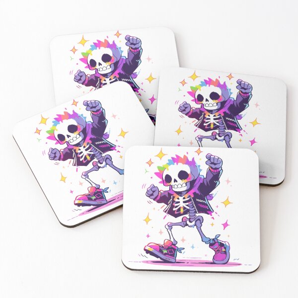 Item preview, Boney Boogie: Skeleton's Spectrum Shimmy designed and sold by KaleidoKiosk.