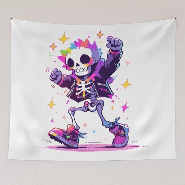 Item preview, Boney Boogie: Skeleton's Spectrum Shimmy designed and sold by KaleidoKiosk.