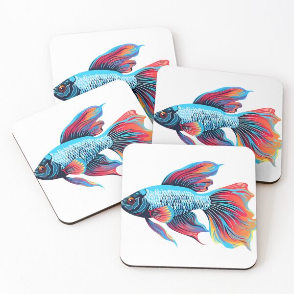 Item preview, Pop Art Betta Fish designed and sold by SchorlCraft.