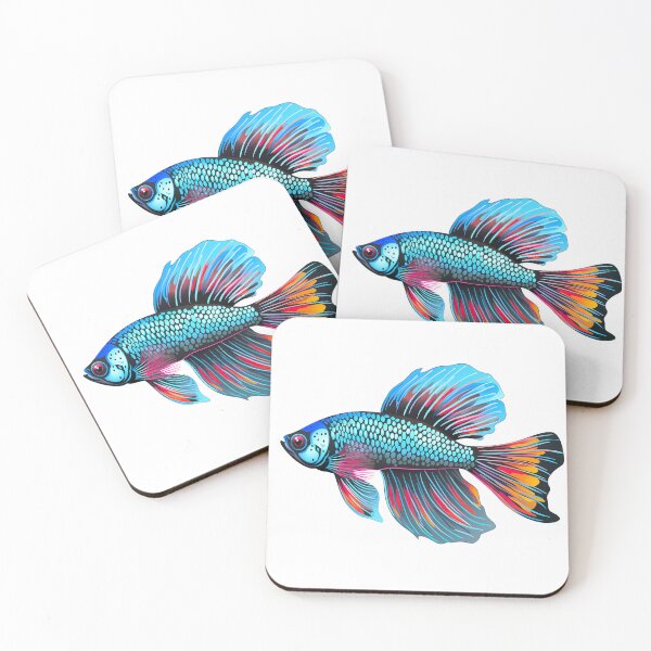 Item preview, Pop Art Betta Fish designed and sold by SchorlCraft.