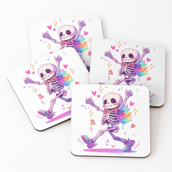 Item preview, Boney Boogie: Skeleton's Spectrum Shimmy designed and sold by KaleidoKiosk.