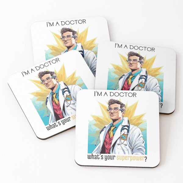 Item preview, Soy médico, ¿cuál es tu superpoder? Regalos divertidos designed and sold by mOdesign84.