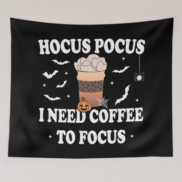 Item preview, Hocus Pocus I Need Coffee To Focus, Halloween designed and sold by Blonc-ou.