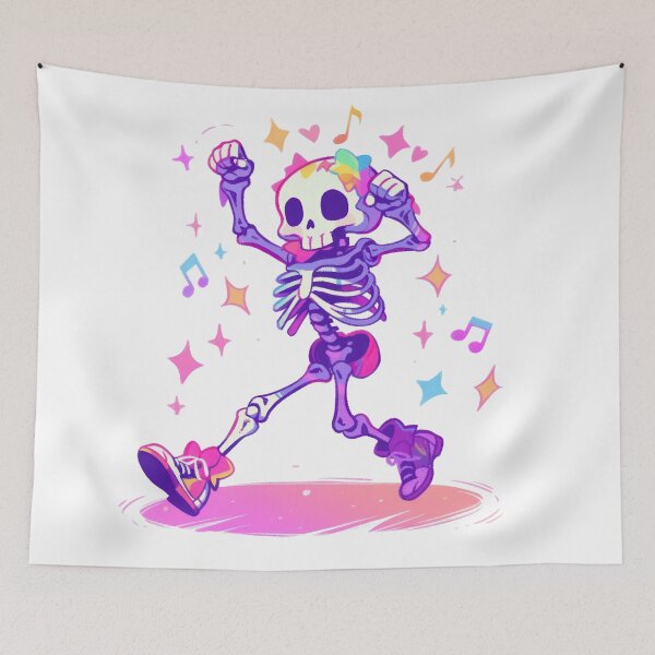 Item preview, Boney Boogie: Skeleton's Spectrum Shimmy designed and sold by KaleidoKiosk.