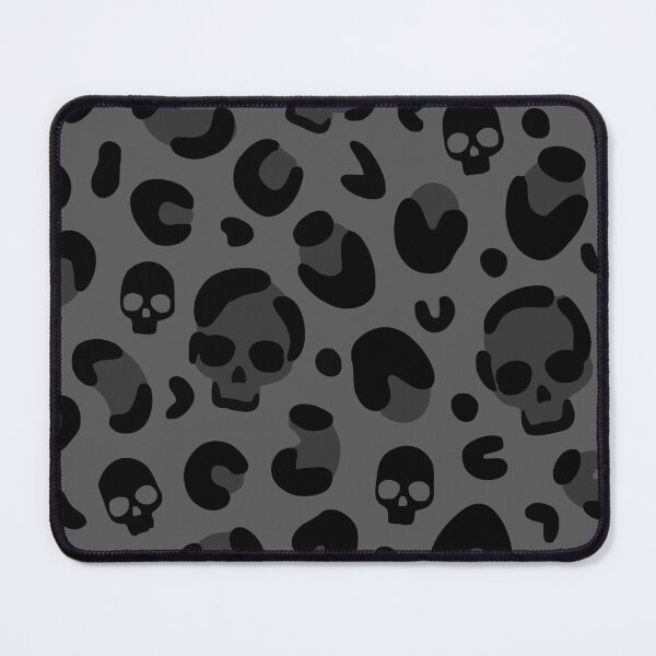 Item preview, creepy halloween leopard skull black  designed and sold by Gossip Rag.