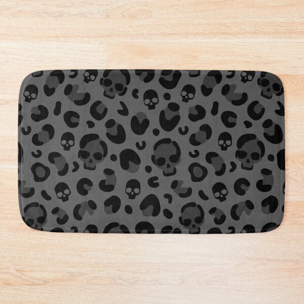Item preview, creepy halloween leopard skull black  designed and sold by Gossip Rag.