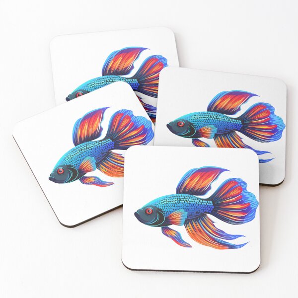 Item preview, Pop Art Betta Fish designed and sold by SchorlCraft.