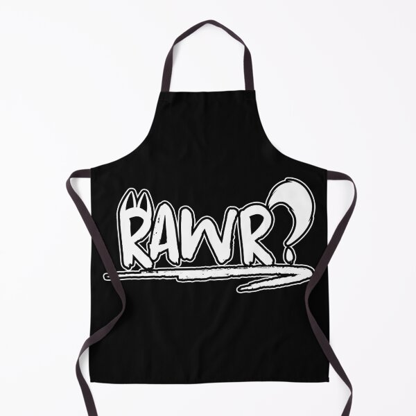 Item preview, Rawr? (outline) designed and sold by Skeletal-K9.