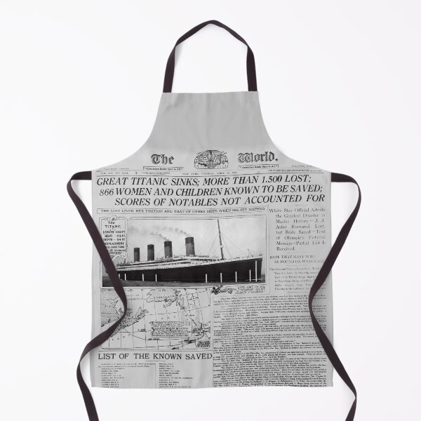 Item preview, TITANIC SINKS - Frontpage News Worldwide 1912 designed and sold by Daniel Hagerman.