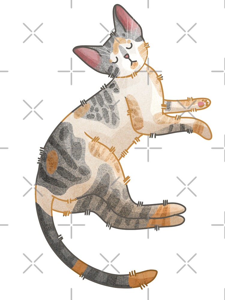 Thumbnail 2 of 2, Baby One-Piece, Devon Rex Cat - Gifts for Cat Lovers designed and sold by FelineEmporium.