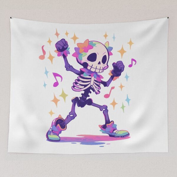 Item preview, Boney Boogie: Skeleton's Spectrum Shimmy designed and sold by KaleidoKiosk.