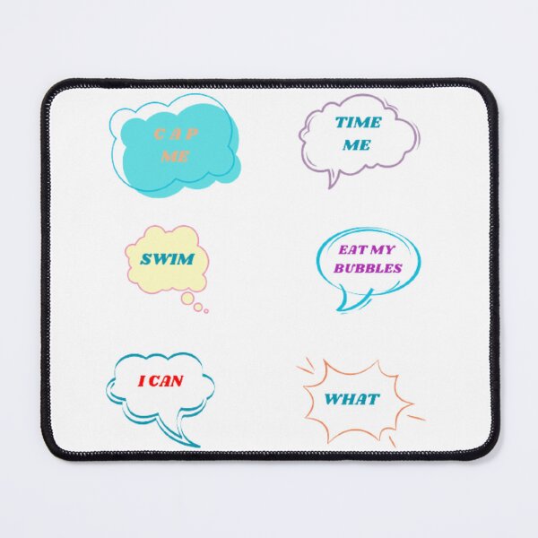 Item preview, Eat My Bubbles Swimming Pack Sticker designed and sold by MEROSHOP9.