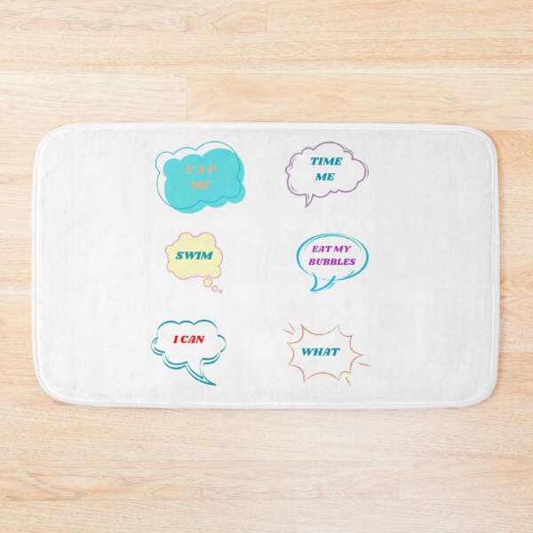 Item preview, Eat My Bubbles Swimming Pack Sticker designed and sold by MEROSHOP9.