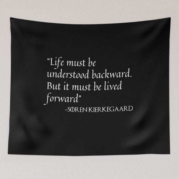 Item preview, SOREN KIERKEGAARI Classic Quote, Philosophic Design designed and sold by OurPhilosophy.