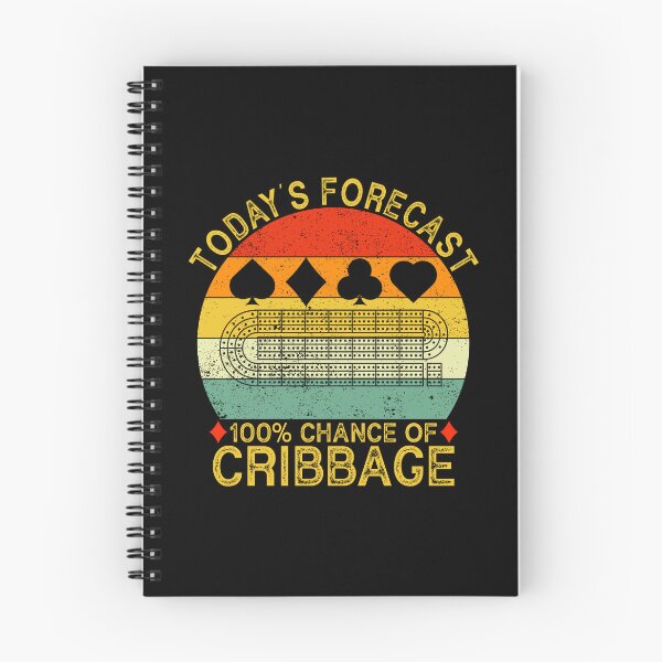 Item preview, Today's Forecast Funny Vintage Cribbage Board Game designed and sold by jingdomdesgine.