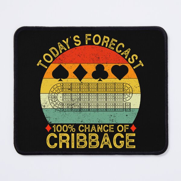 Item preview, Today's Forecast Funny Vintage Cribbage Board Game designed and sold by jingdomdesgine.