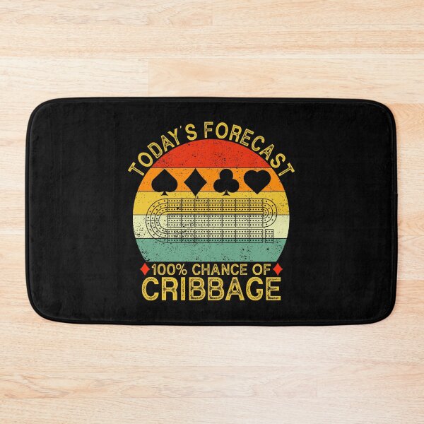 Item preview, Today's Forecast Funny Vintage Cribbage Board Game designed and sold by jingdomdesgine.