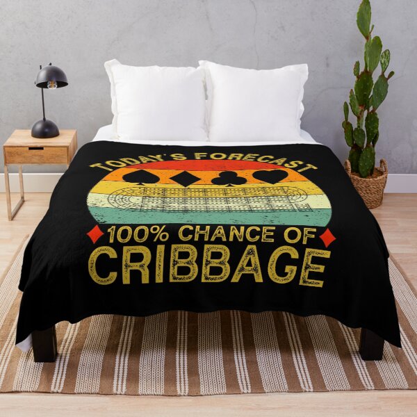 Item preview, Today's Forecast Funny Vintage Cribbage Board Game designed and sold by jingdomdesgine.