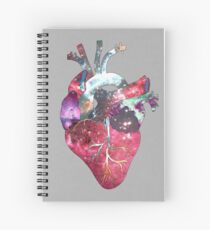 Superstar Heart (on grey) Spiral Notebook