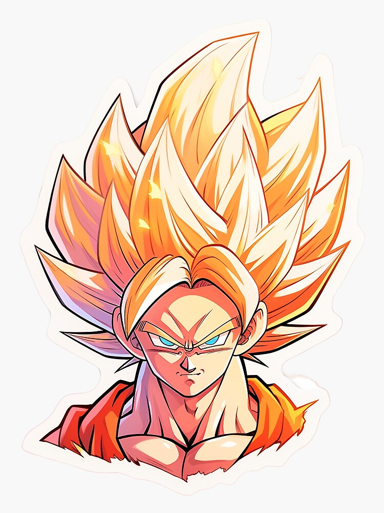 Goku Super Sayajin - InkStickers