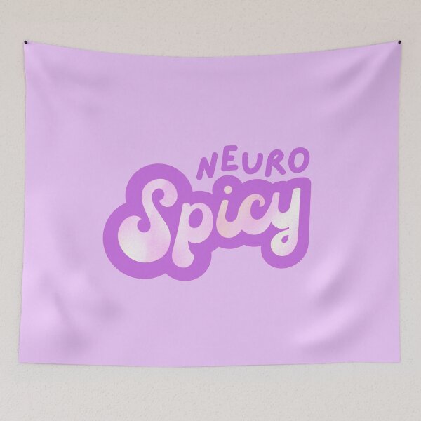 Item preview, Neuro Spicy (Neurodivergent) Purple designed and sold by mydoodlesateme.