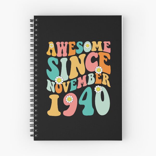 Item preview, Awesome Since November 1940 | Made In 1940 | Retro Groovy Birthday designed and sold by Christina-grich.
