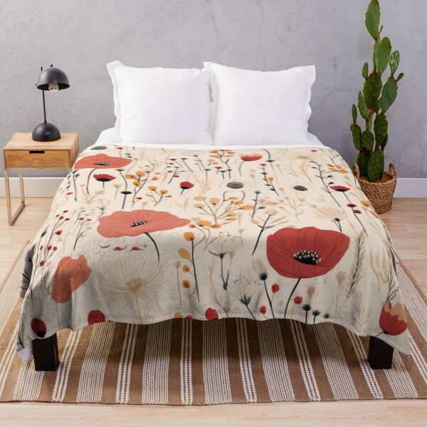 Item preview, POPPIES AND DANDELIONS designed and sold by GROOVYJOURNEY.