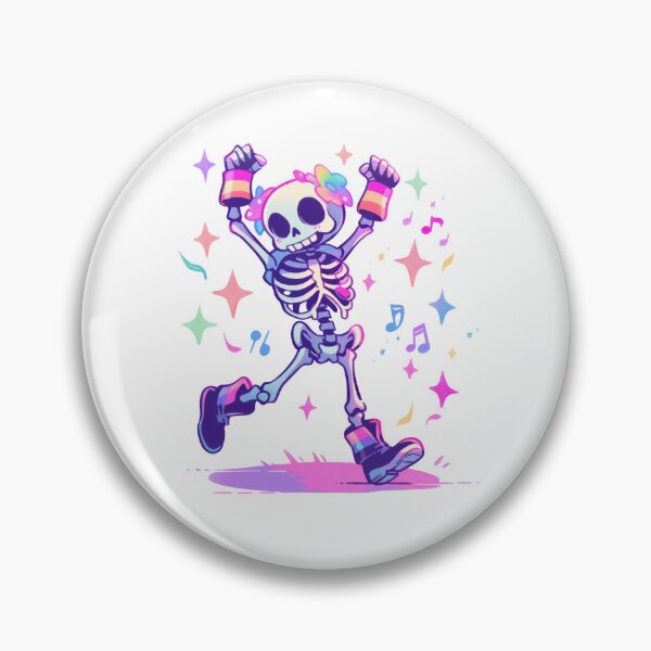 Item preview, Boney Boogie: Skeleton's Spectrum Shimmy designed and sold by KaleidoKiosk.