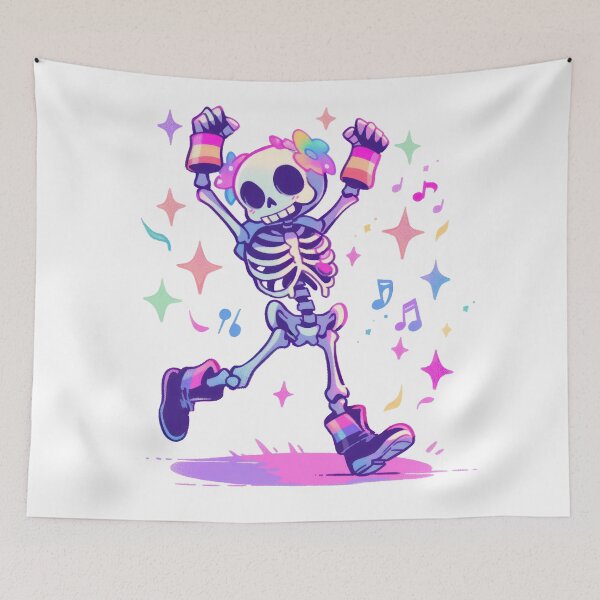 Item preview, Boney Boogie: Skeleton's Spectrum Shimmy designed and sold by KaleidoKiosk.