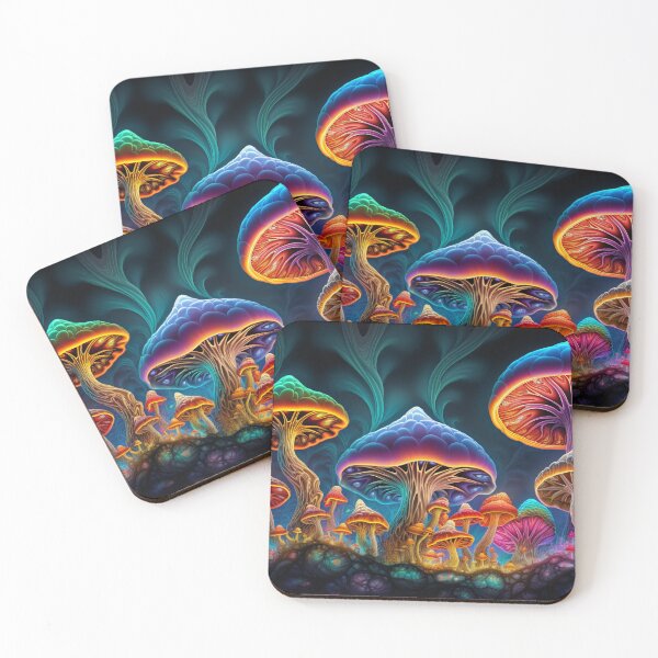 Item preview, Psychedelic Mushroom World designed and sold by pinkal.