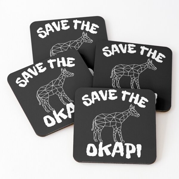 Item preview, Save the okapi designed and sold by WickyWildLife.