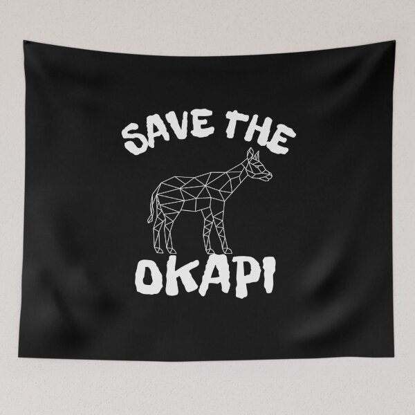 Item preview, Save the okapi designed and sold by WickyWildLife.