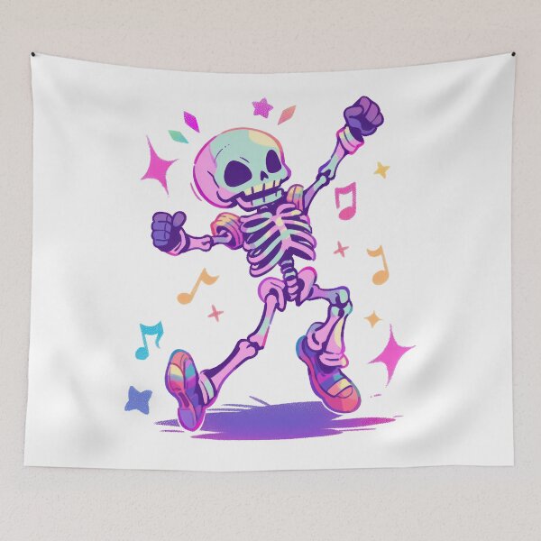 Item preview, Boney Boogie: Skeleton's Spectrum Shimmy designed and sold by KaleidoKiosk.