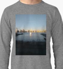 skyline, Jersey City, New York, Manhattan, Brooklyn, New York City, architecture, street, building, tree, car,   Lightweight Sweatshirt