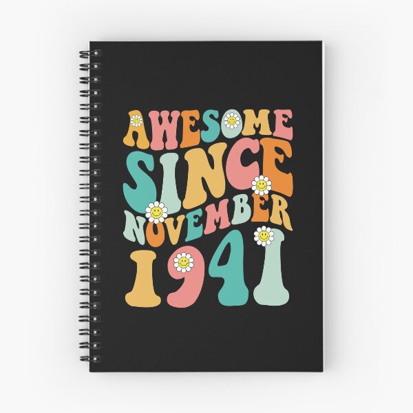Item preview, Awesome Since November 1941 | Made In 1941 | Retro Groovy Birthday designed and sold by Christina-grich.