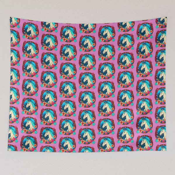 Item preview, Magic pink Unicorn. Magic Unicorn in the starry sky. Abstraction. designed and sold by Natalia-Vlad.
