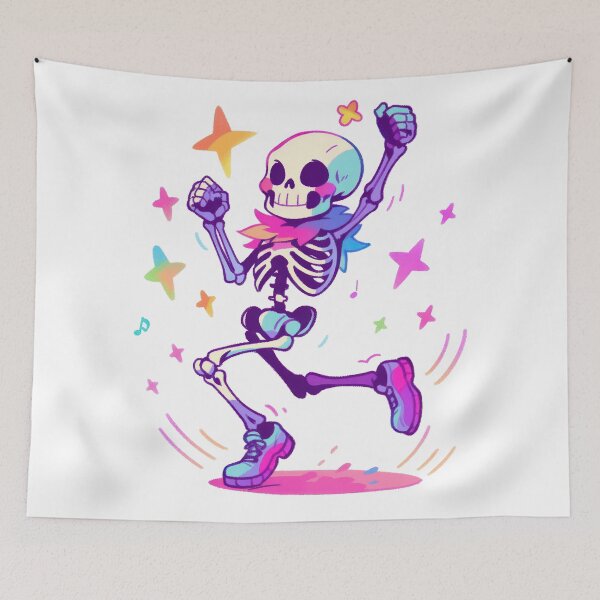 Item preview, Boney Boogie: Skeleton's Spectrum Shimmy designed and sold by KaleidoKiosk.