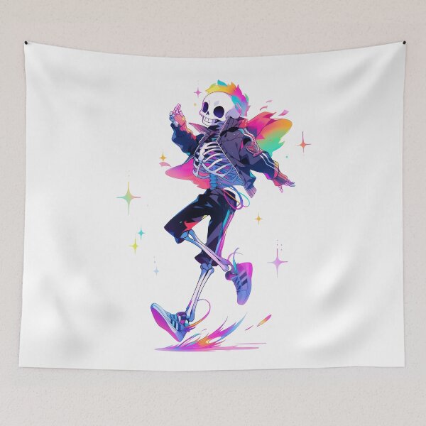 Item preview, Boney Boogie: Skeleton's Spectrum Shimmy designed and sold by KaleidoKiosk.