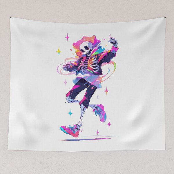 Item preview, Boney Boogie: Skeleton's Spectrum Shimmy designed and sold by KaleidoKiosk.