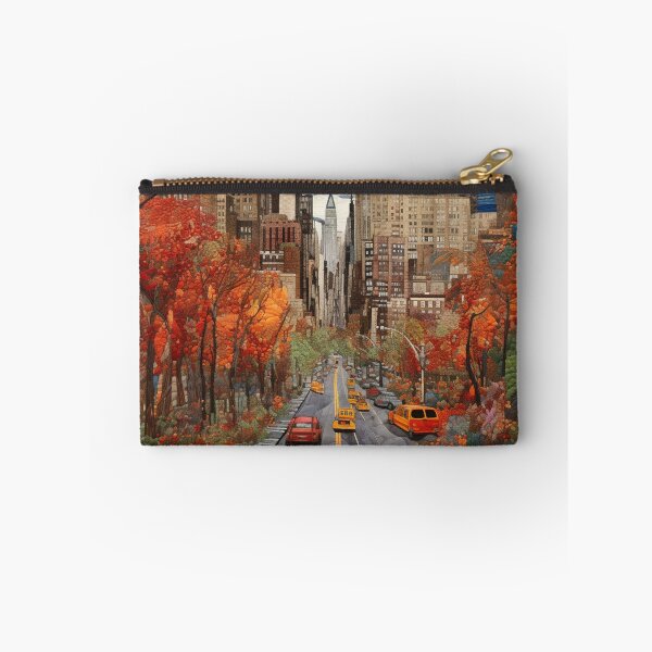 Item preview, New York in the Fall Embroidered designed and sold by YourGrowth.