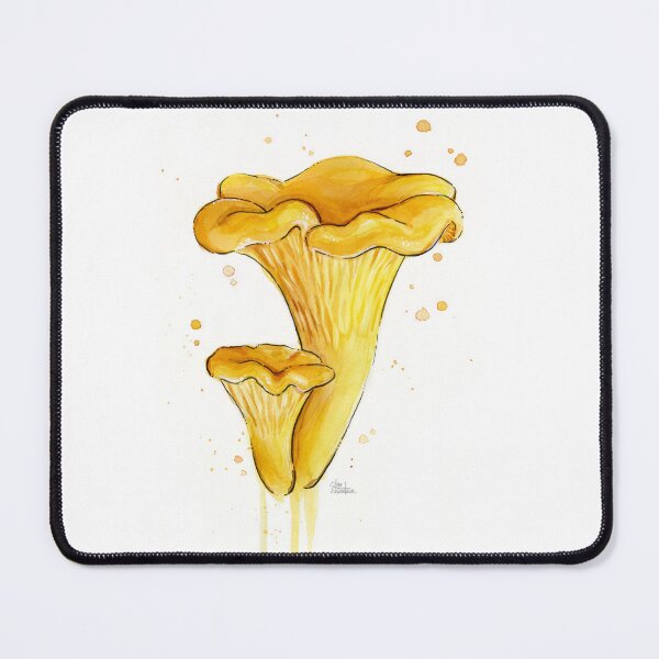Item preview, Chanterelle Art Watercolor designed and sold by Olga Shvartsur.