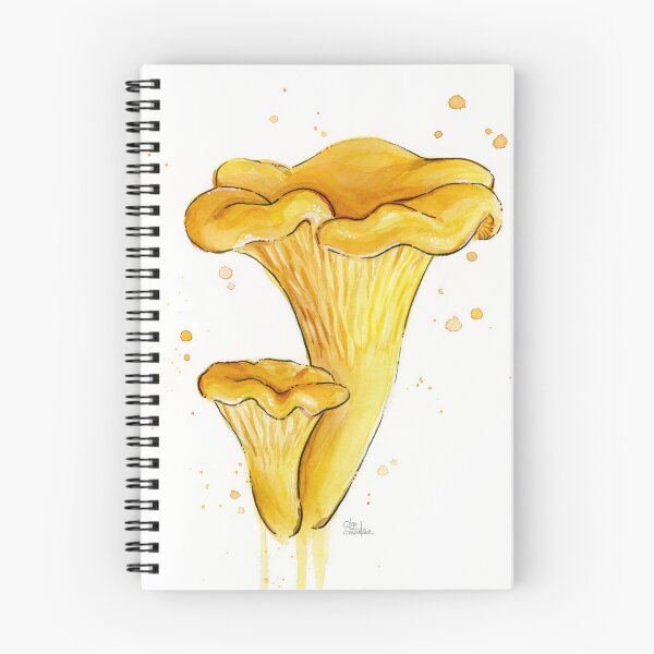Item preview, Chanterelle Art Watercolor designed and sold by Olga Shvartsur.