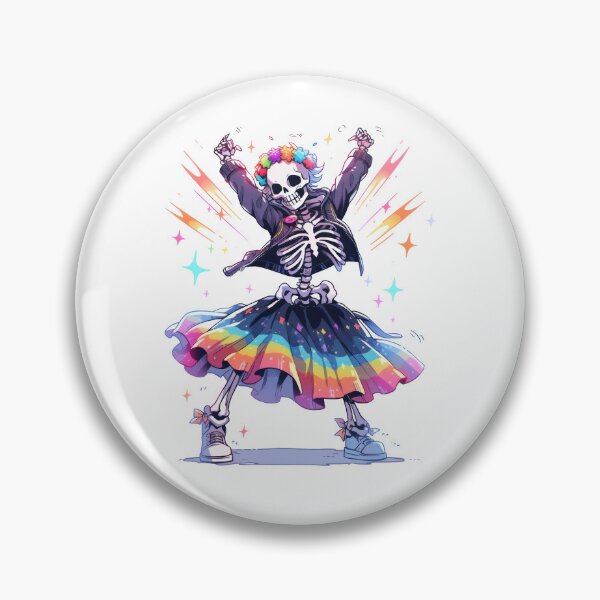 Item preview, Boney Boogie: Skeleton's Spectrum Shimmy designed and sold by KaleidoKiosk.