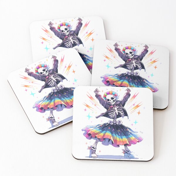 Item preview, Boney Boogie: Skeleton's Spectrum Shimmy designed and sold by KaleidoKiosk.