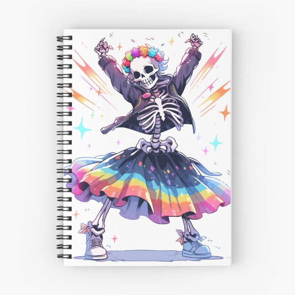 Item preview, Boney Boogie: Skeleton's Spectrum Shimmy designed and sold by KaleidoKiosk.