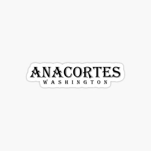 ANACORTES, WASHINGTON ALGERIAN STANDARD Sticker