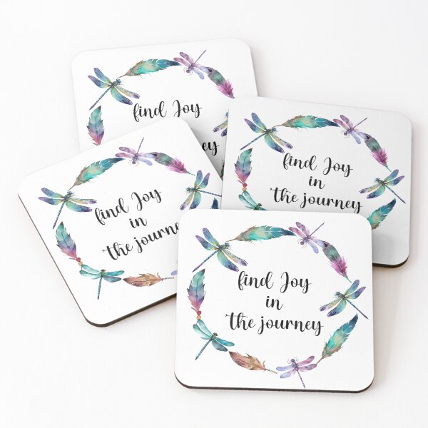 Item preview, Dragonfly Find Joy in the Journey designed and sold by ShopAlphaOmega.