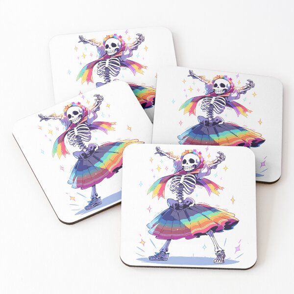 Item preview, Boney Boogie: Skeleton's Spectrum Shimmy designed and sold by KaleidoKiosk.