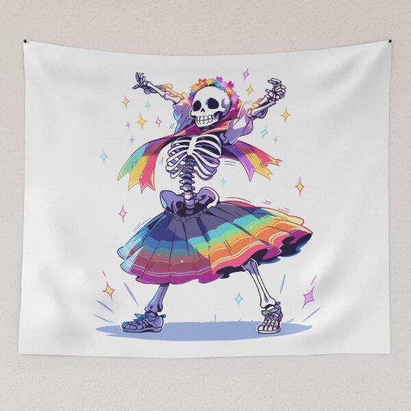 Item preview, Boney Boogie: Skeleton's Spectrum Shimmy designed and sold by KaleidoKiosk.